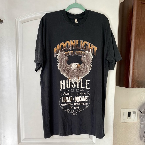 Spell and the gypsy collective black Cult tee dress L - Picture 3 of 8